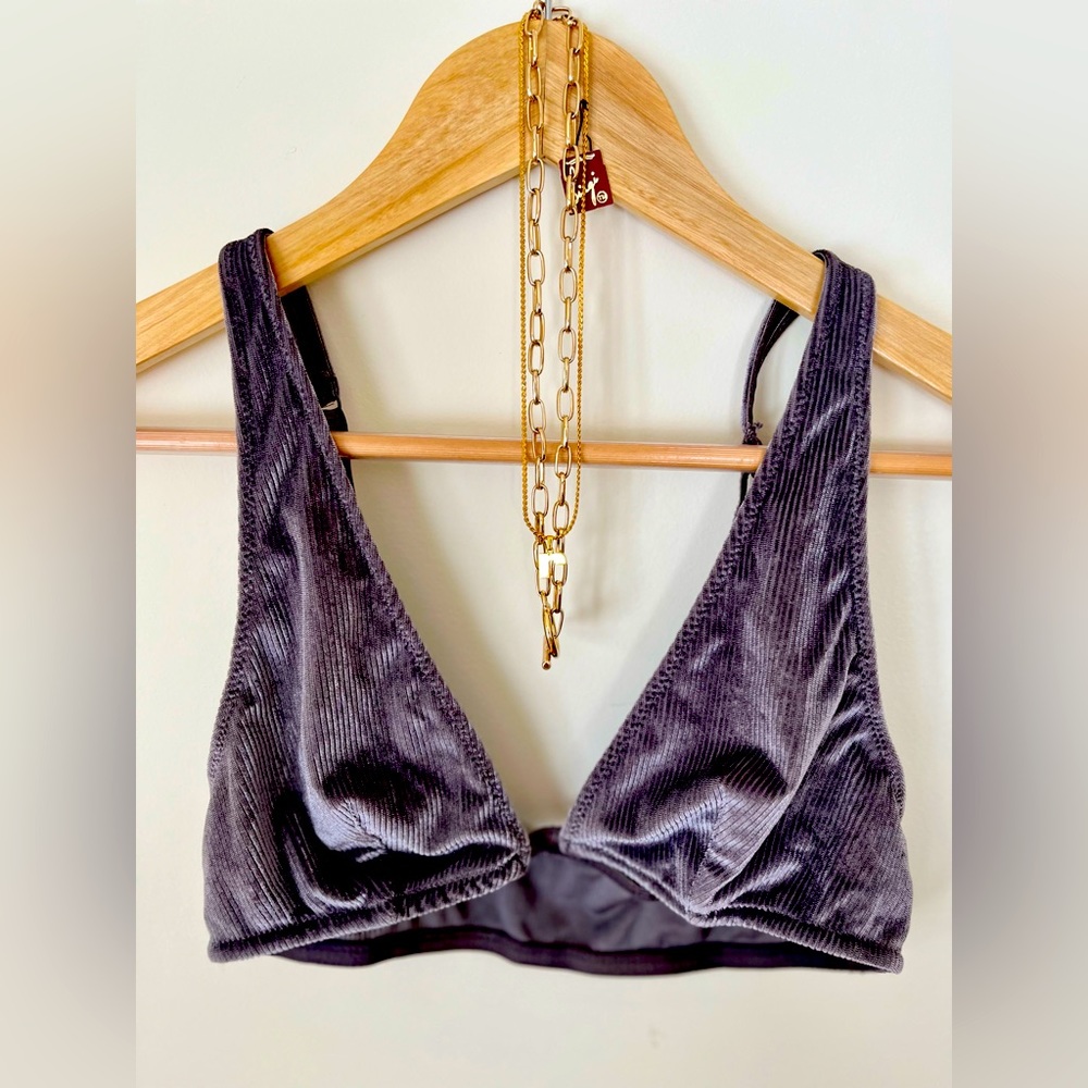 Shimmering Out From Under Bralette by Urban Outfitters.